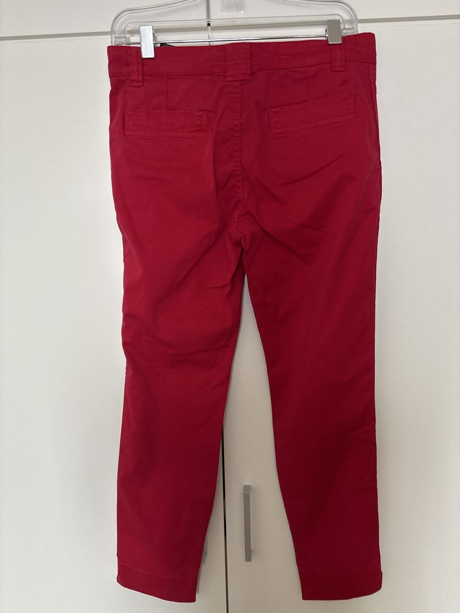 Closed Pantaloni: Closed Damenhose, Rot – Usato da Nebikon venduto da Draga25 2