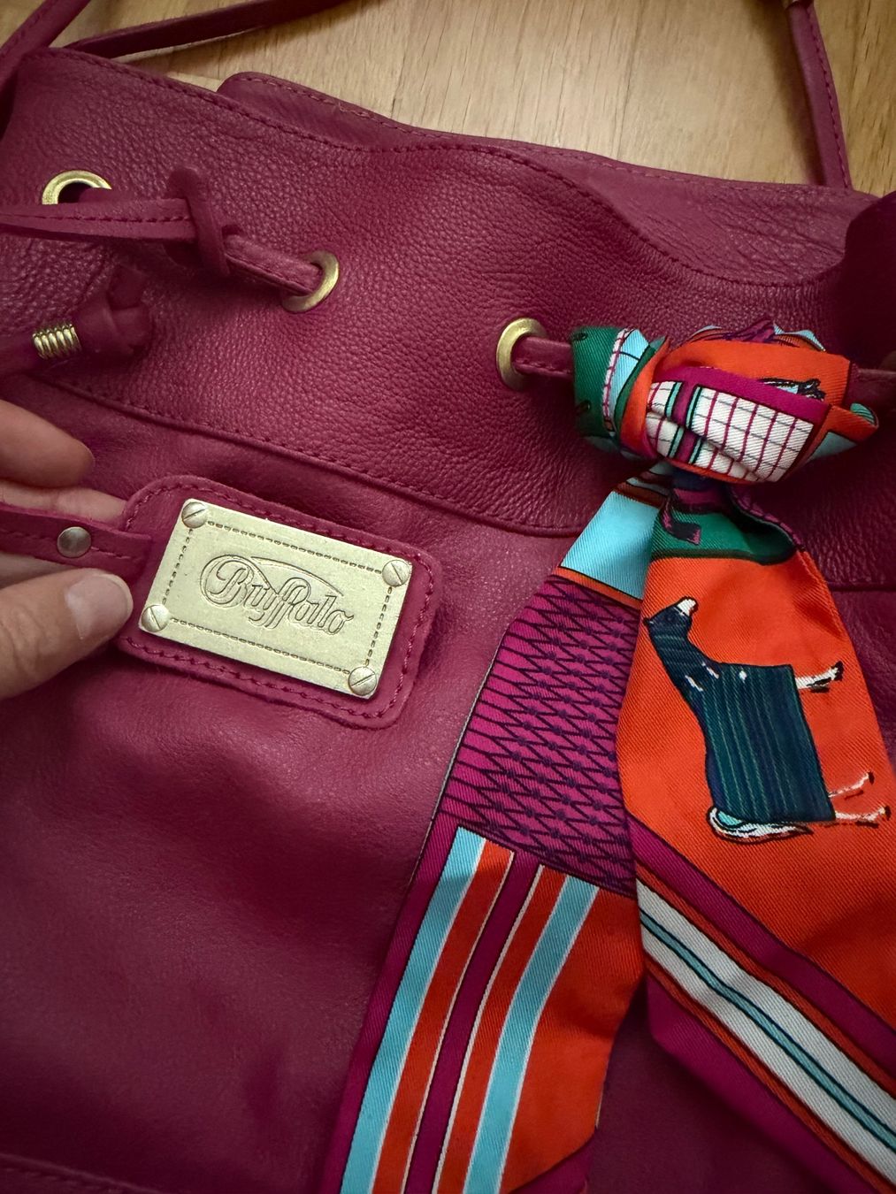 Borse da donna: Buffalo Leder Handtasche, Beuteltasche – Usato da Seengen venduto da collineC 1