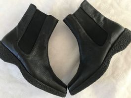 Leder-Stiefeletten von BOSS, Gr. 36.5