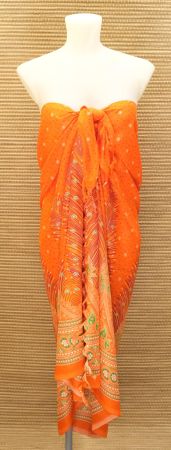 Pfauenfeder Sarong Lunghi Pareo, Viskose Tuch, Kleid Deko