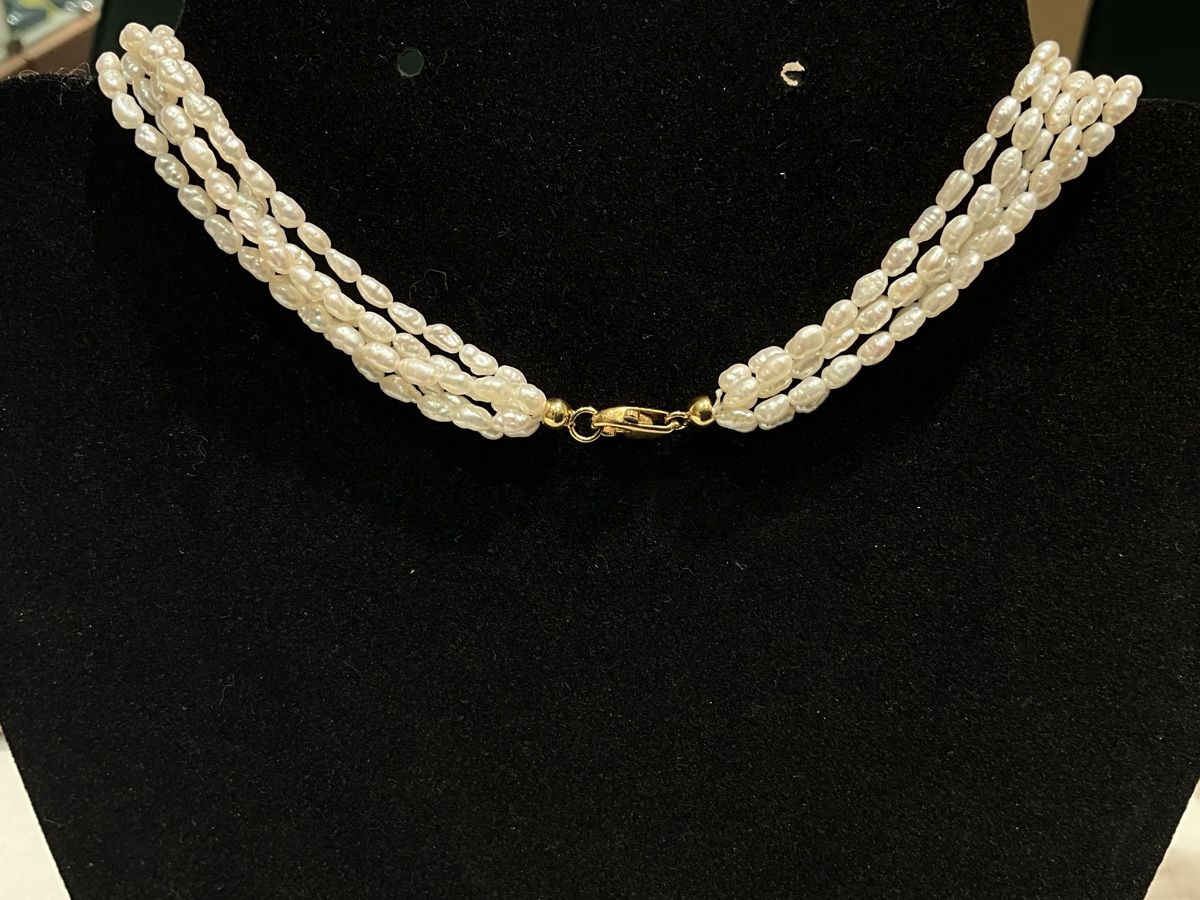 Catenine: Echt Perlenkette 18k Verschluss – Usato da Schaffhausen venduto da glamour-shop 1
