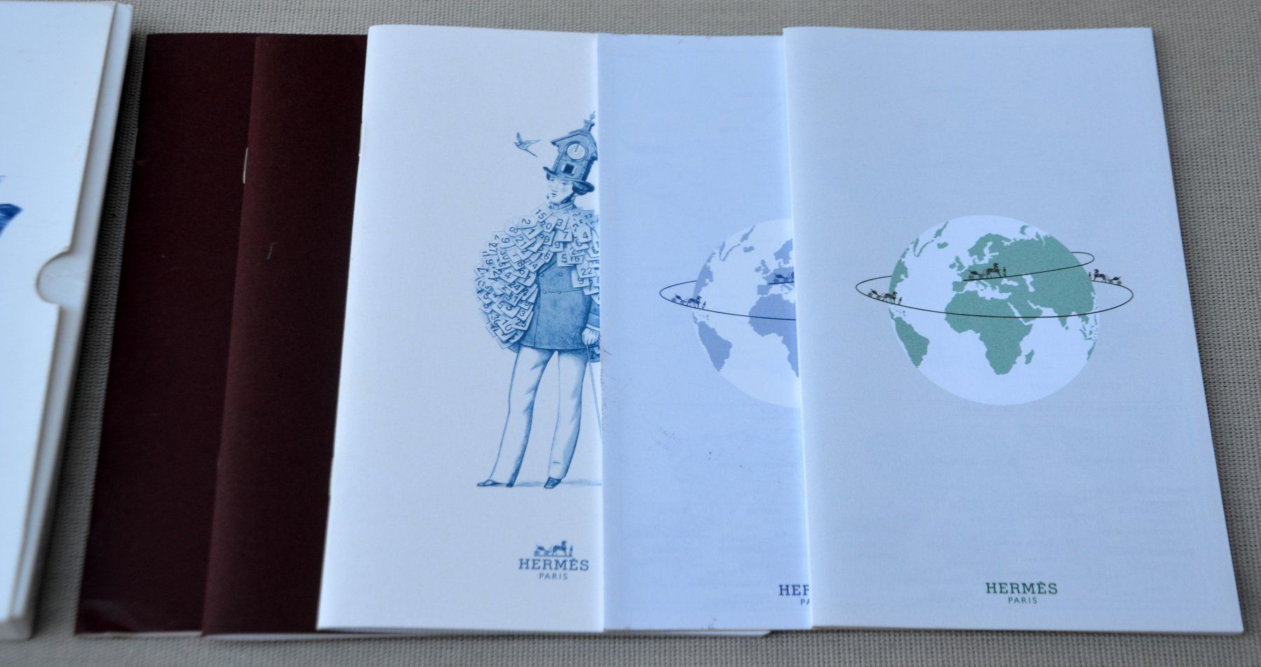 Hermès Schreibblöcke: Hermès Jahrestagebuch / Annual agenda notebook – Gebraucht aus Collonges von Auganien 3