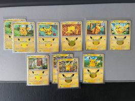 10x Pikachu Holo - Pokemon 30th Celebration
