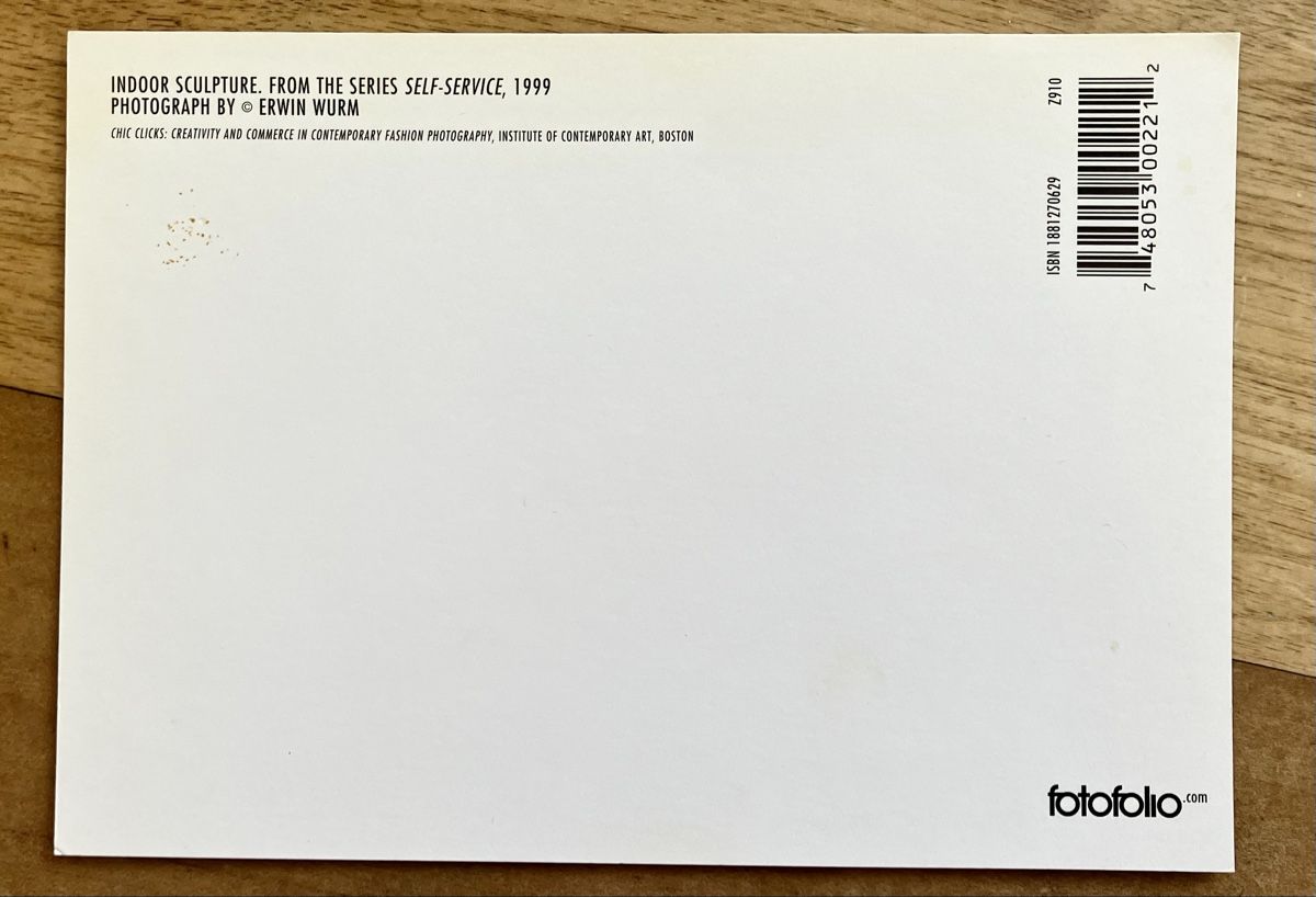 Cartes postales: AK Erwin Wurm – Neuf (Voir description) à Buchs AG par Allerleis 2