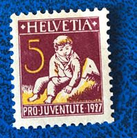 Nr.J 41 Pro Juventute UNGESTEMPELT 1927