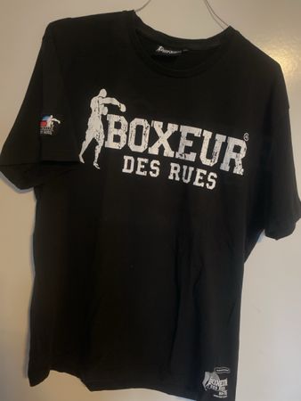 Boxeur des Rues T-Shirt, Schwarz, Grösse XXL
