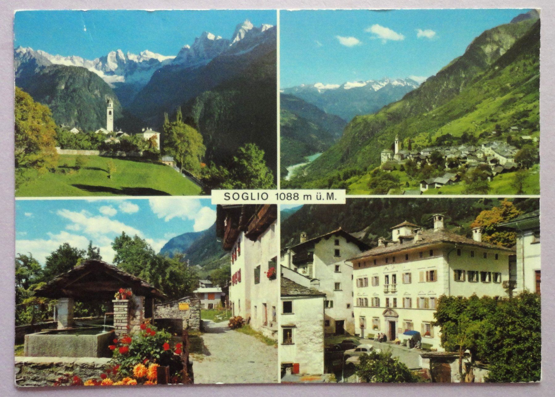 Cartes postales: Soglio 1088 m ü.M. – D'occasion à Fétigny par Billy2miny