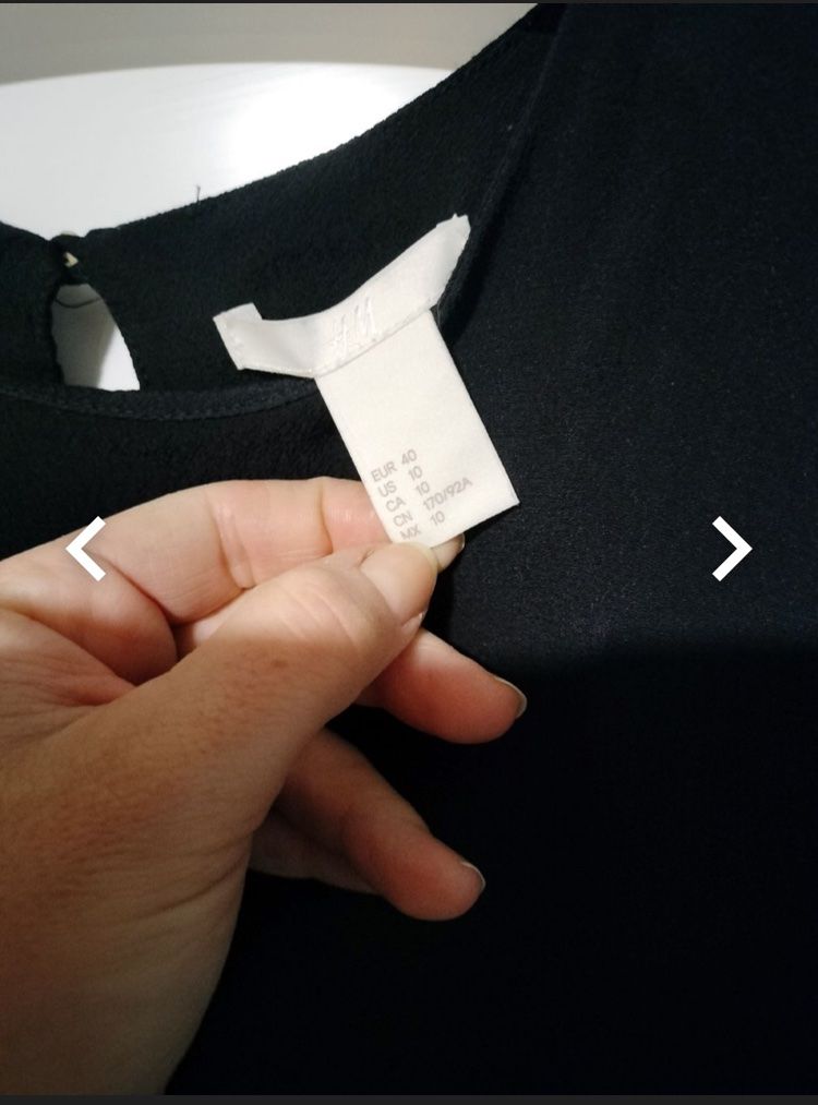 H&M T-Shirts: Shirt Kleid H&M gr 40 elegant Glitzer – Gebraucht aus Winterthur von Arunasu 2