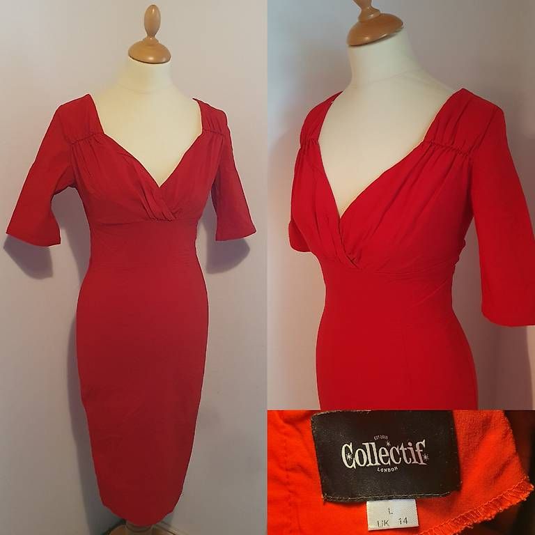 Vestiti: Robe rouge "Collectif Clothing" – Usato da La Neuveville venduto da chl_dvr5