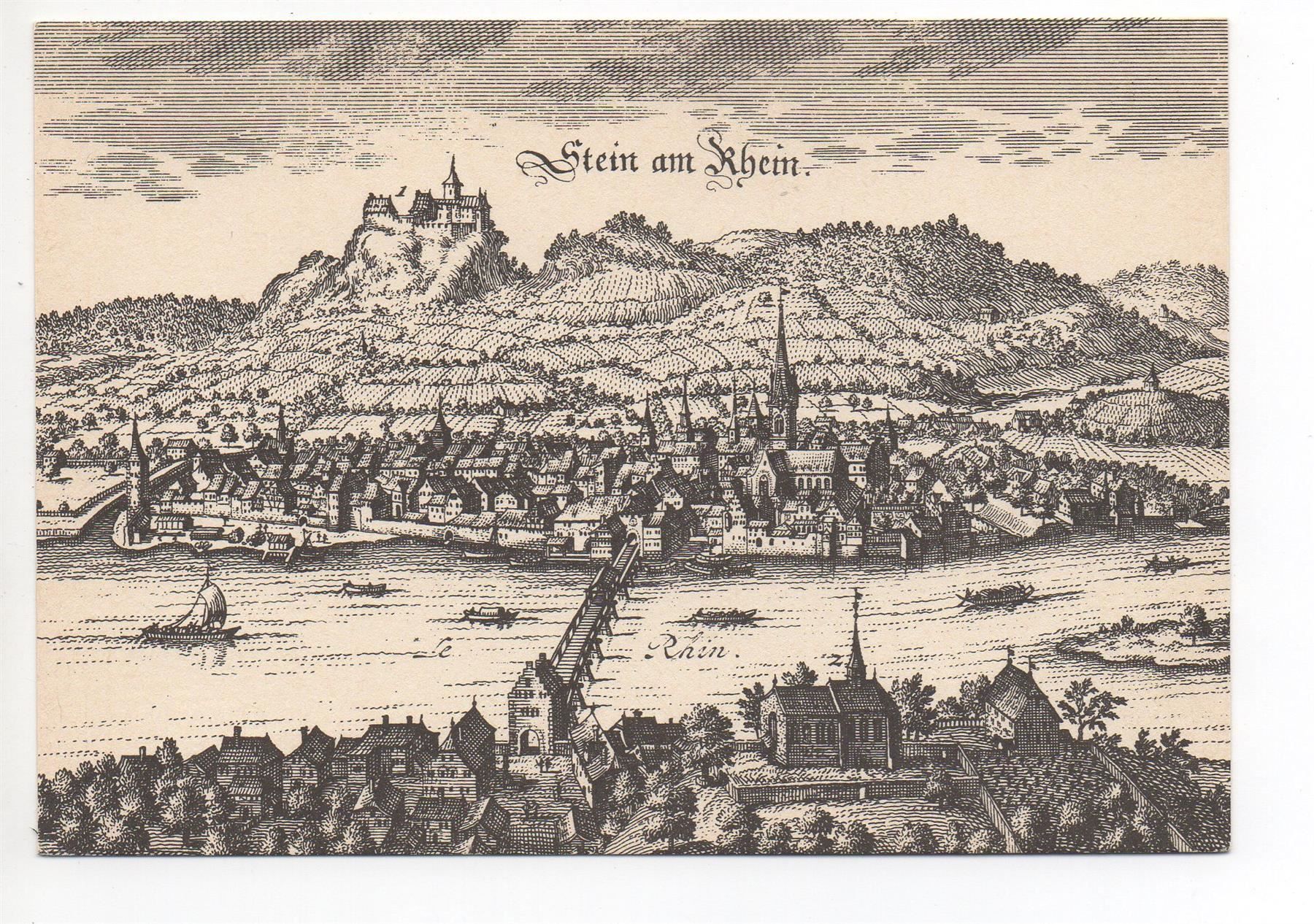 Cartoline postali: STEIN AM RHEIN nach Merian – Nuovo (secondo la descrizione) da Jona venduto da philajona