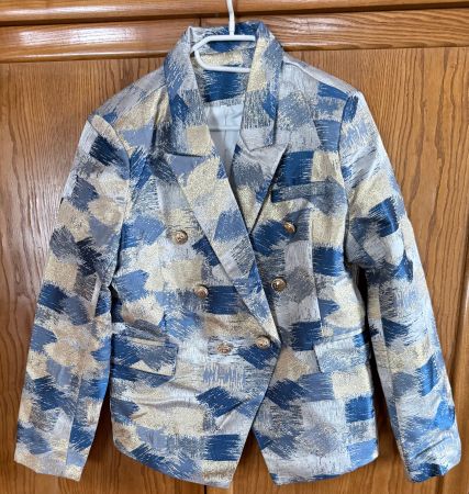 ungetragener Blazer blau-gold