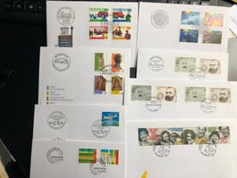8 FDC 1998 selon photos