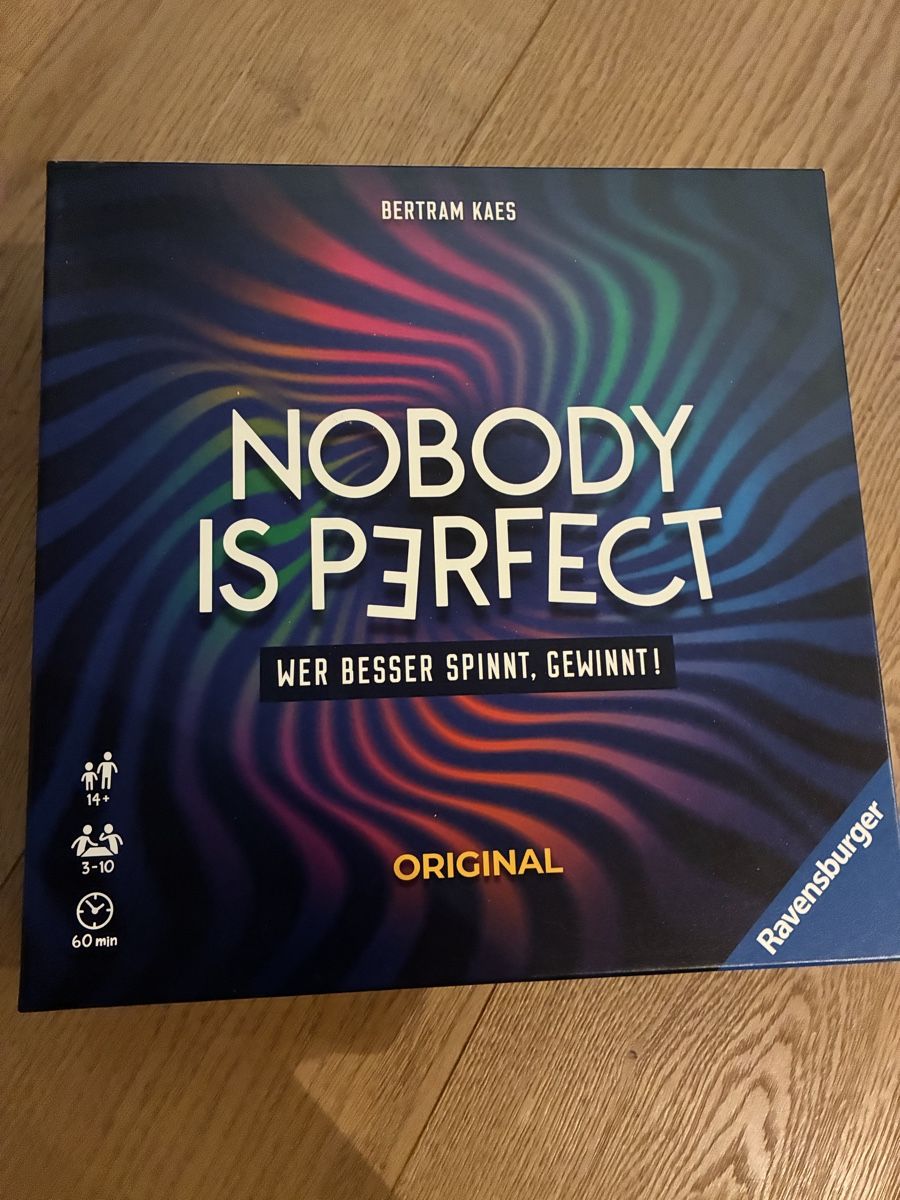 Giochi: Nobody is Perfect Spiel – Nuovo e nell'imballaggio originale da Paspels venduto da giu_vt7p