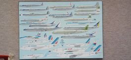 Air France  Air Inter  Poster Flugzeuge