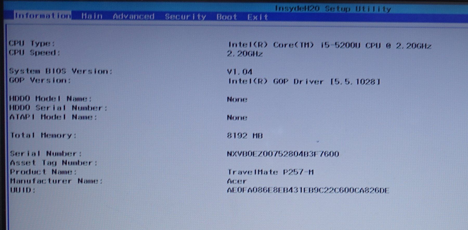 Schede madri: Mainboard zu ACER TravelMate 257 – Usato da Holzhäusern ZG venduto da Sky_ 2