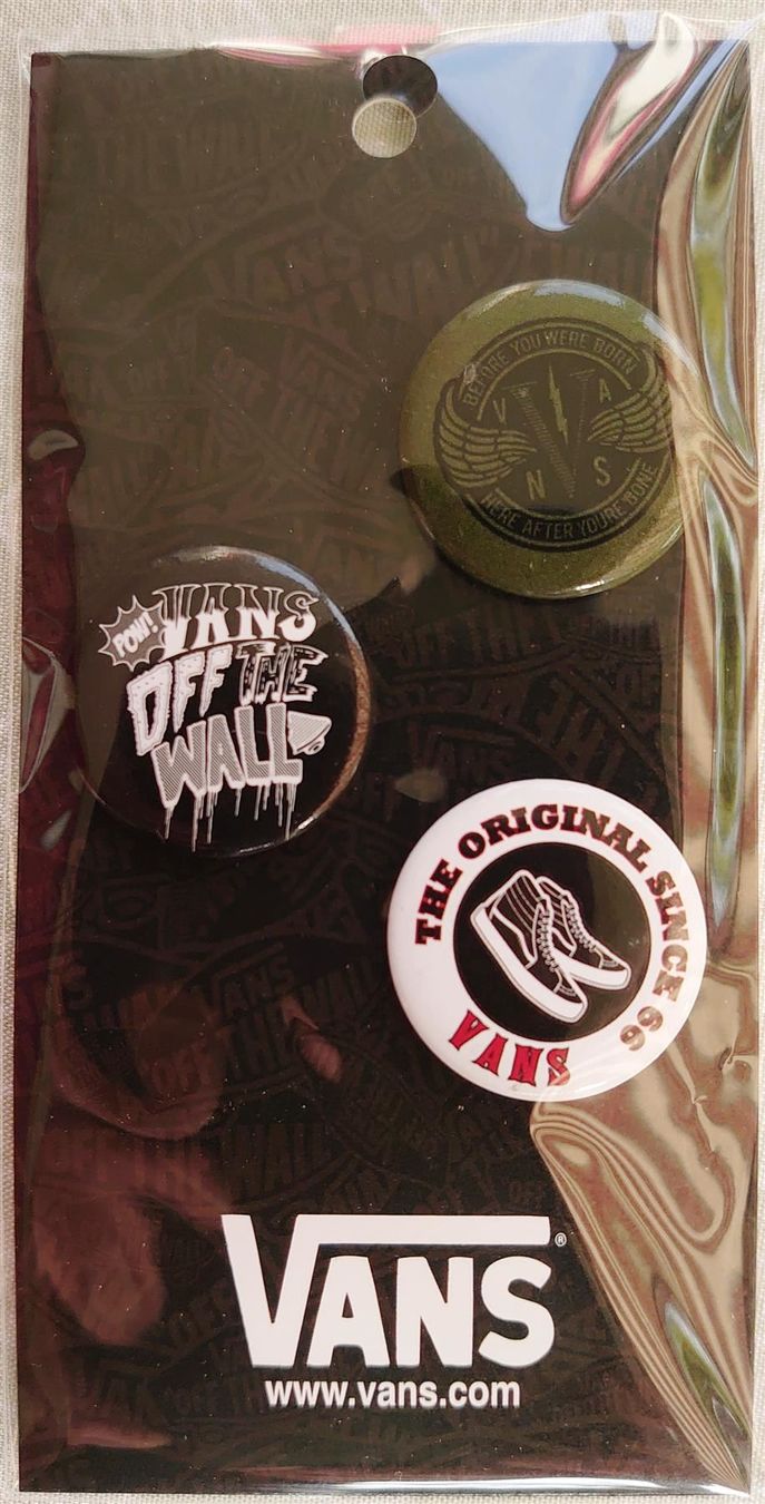 Plaketten & Abzeichen: Vans - Badge-Set – Neu und originalverpackt aus Biel/Bienne von TheShop4U