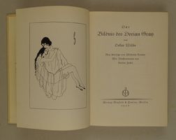 DAS BILDNIS DES DORIAN GRAY, ILLUSTRATIONEN LUCIAN ZABEL