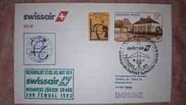 Swissair Budapest - Zürich 17.05.1983