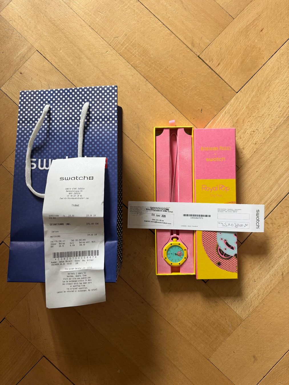 Swatch Orologi: Swatch x AP OTG ROZ ab 1.- – Nuovo e nell'imballaggio originale da Zürich venduto da PRIMEPRIMO 3