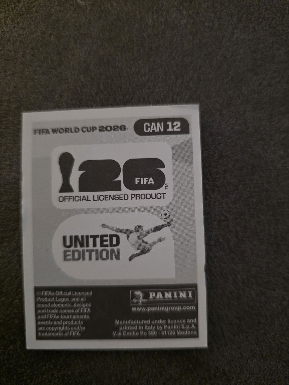 Panini Carte collezionabili: Panini WM 2026 CAN 12 Osorio – Nuovo (secondo la descrizione) da Romanshorn venduto da leeh78 1