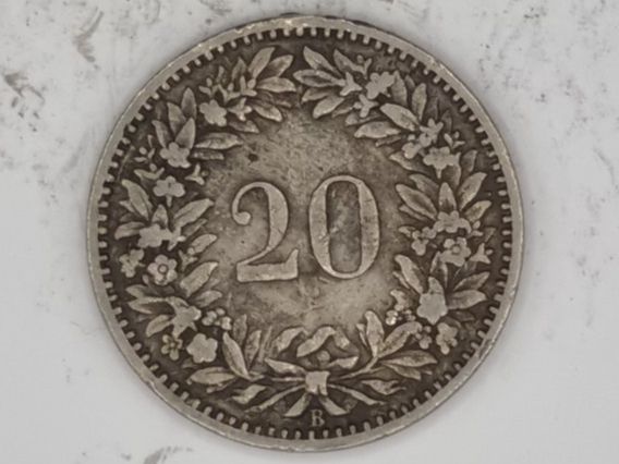 Alle Münzen: 20 rappen 1883 – Gebraucht aus Bure von chap981 1
