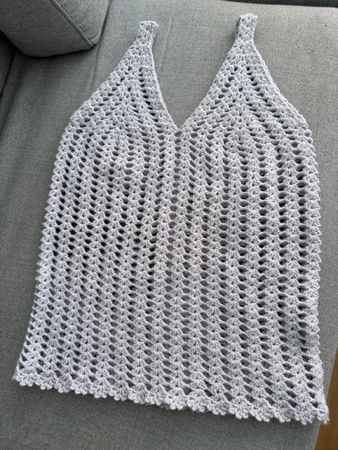 Gilet tricoté a la main