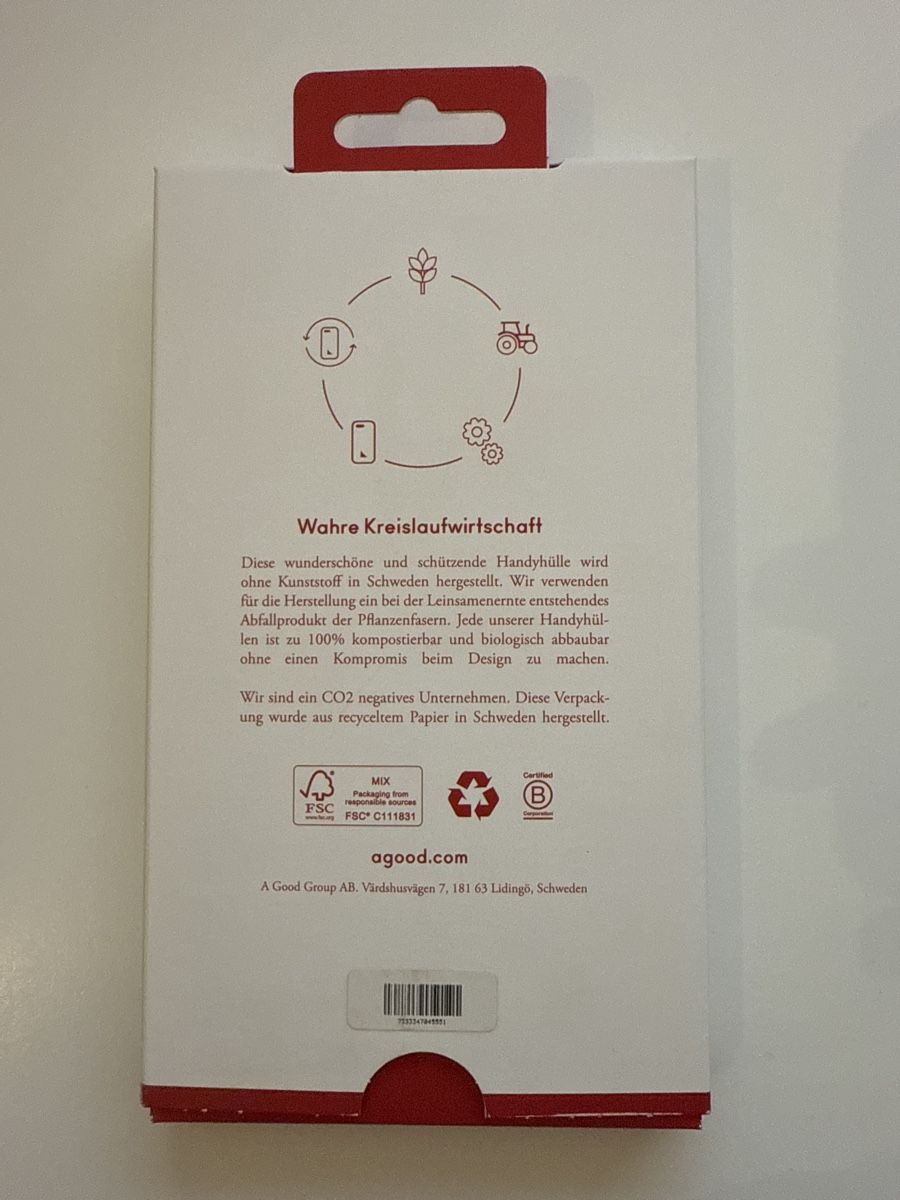 Apple Cover & Protezioni schermo: Coque iPhone 13 Pro compostable A Good, neuve – Nuovo e nell'imballaggio originale da Mont-sur-Rolle venduto da Dealer8 1