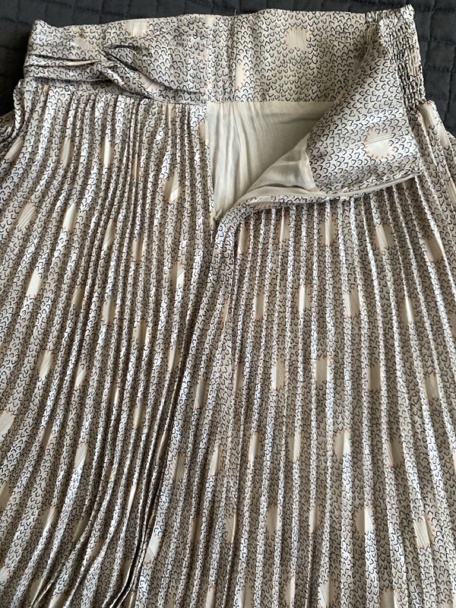 Ba&Sh Gonne: Jupe plissée BS& H doubléebTaille 36 Beige État Excellent – Nuovo (secondo la descrizione) da Geneve venduto da pat_p76n 6