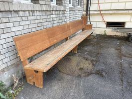 Holzbank Parkbank Sitzbank Holz massiv