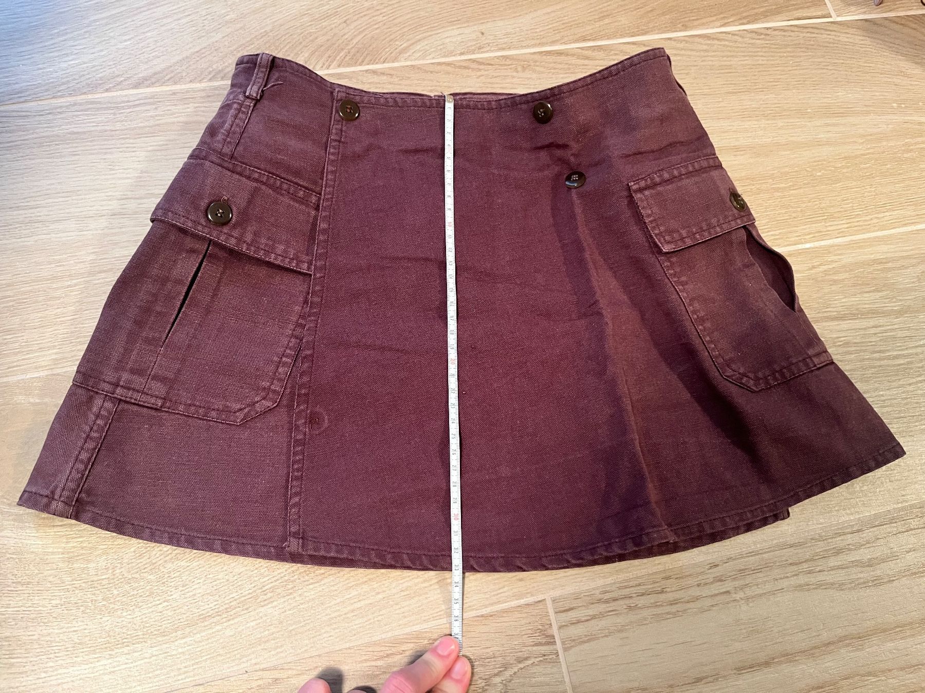 Gonne: brauner Minirock in used Look, Grösse M – Usato da Lugano venduto da sweetyd84 1
