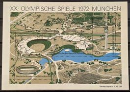 BRD 1972 XX. Olympia Muench. Block 5 MNH postfrisch