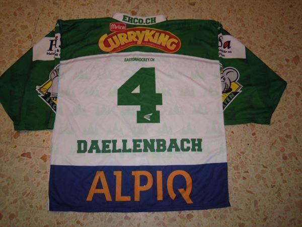 Gameworn Leibchen & Hosen: EHC OLTEN # 4 DAELLENBACH MATCH WORN XL – Neu (gemäss Beschreibung) aus Zürich von TRIKOTKAISER 1
