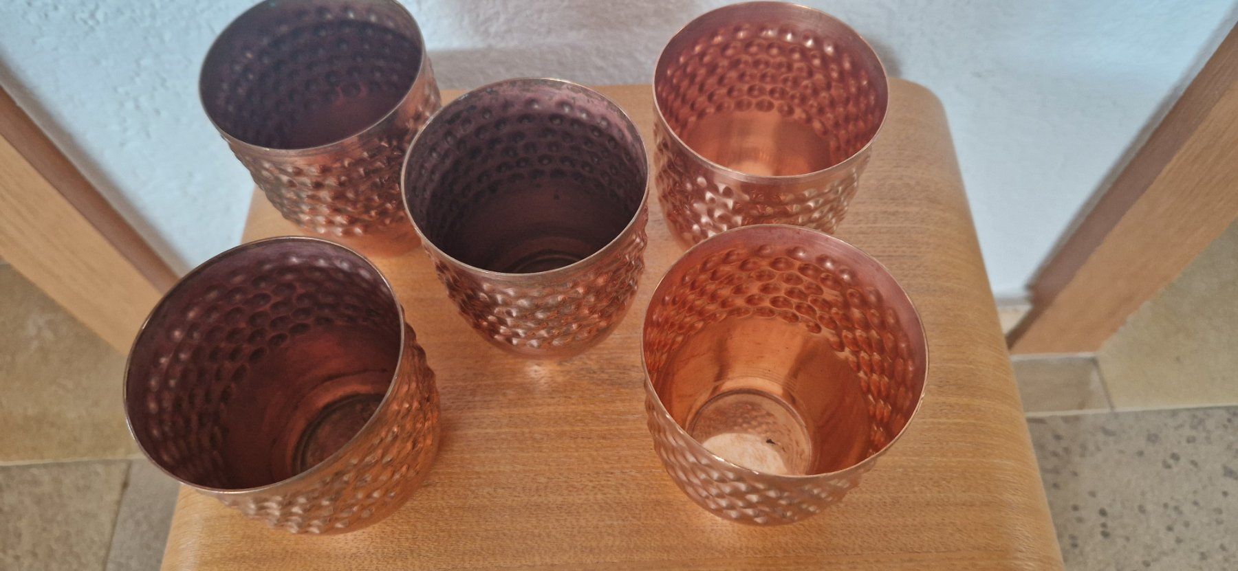 Bicchieri: Kupferbecher 5 Stk. gebraucht, 3  dl – Usato da Ebikon venduto da Ebikon3 2