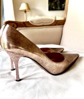 Elegante Pumps Gold-Metallic Gr. 37.5– Perfekt für den Somme