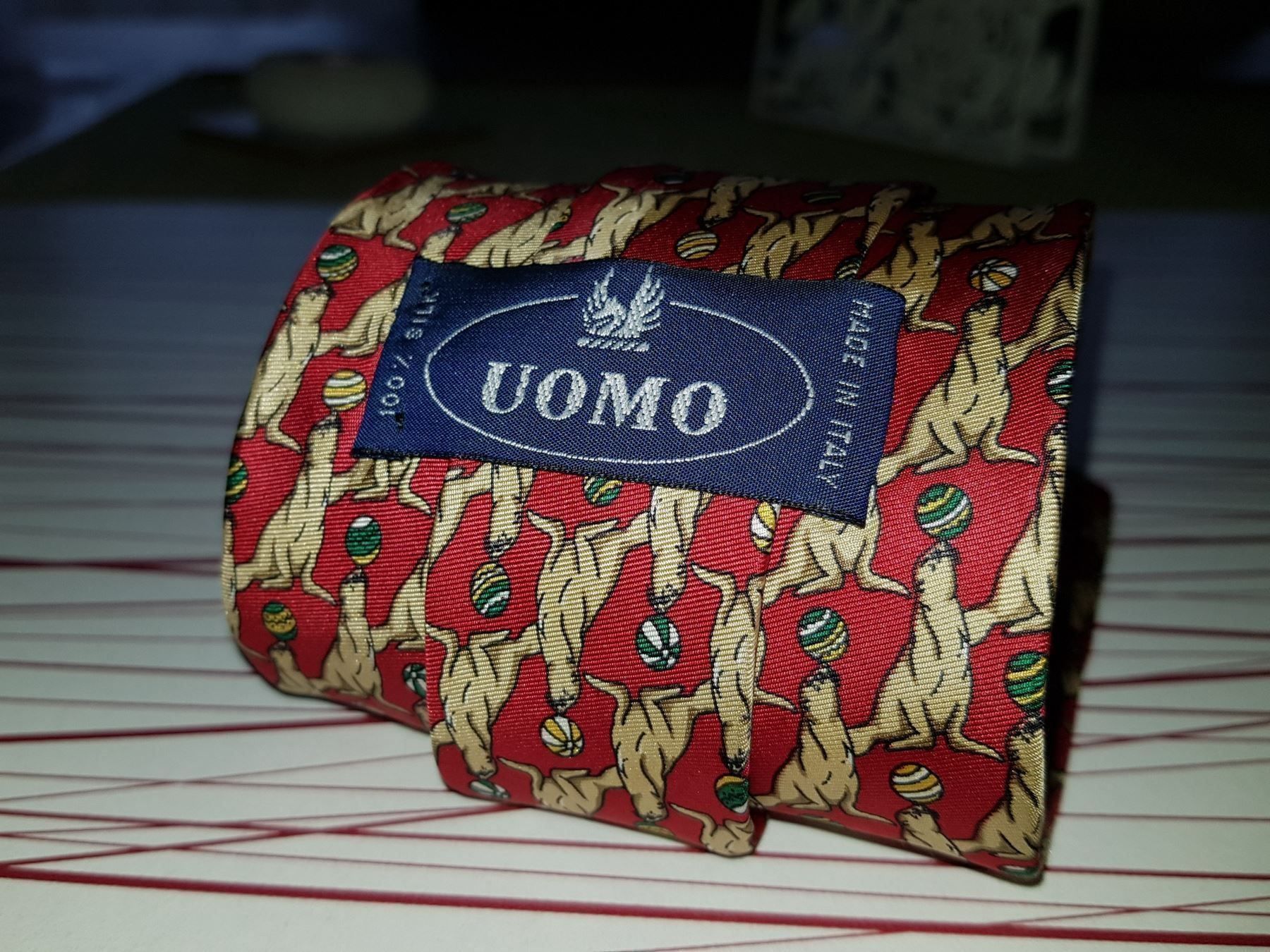 Krawatten: UOMO Cravate en soie / seiden Krawatte – Gebraucht aus Cossonay-ville von Super-Price-Quality 8