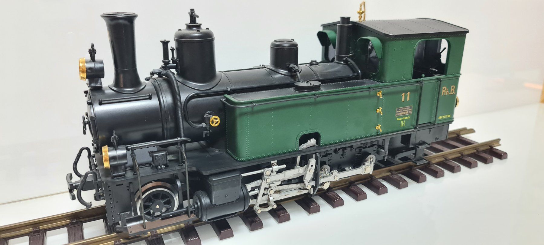 LGB Modellini di ferrovie: LGB RhB Dampflok Heidi Digital Sound – Usato da Neuenhof venduto da ludovicco 3