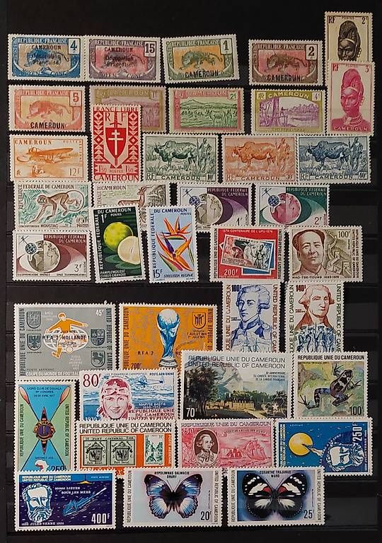 Tutti i francobolli: Cameroun, 94 timbres ** – Nuovo (secondo la descrizione) da Saillon venduto da picav 1