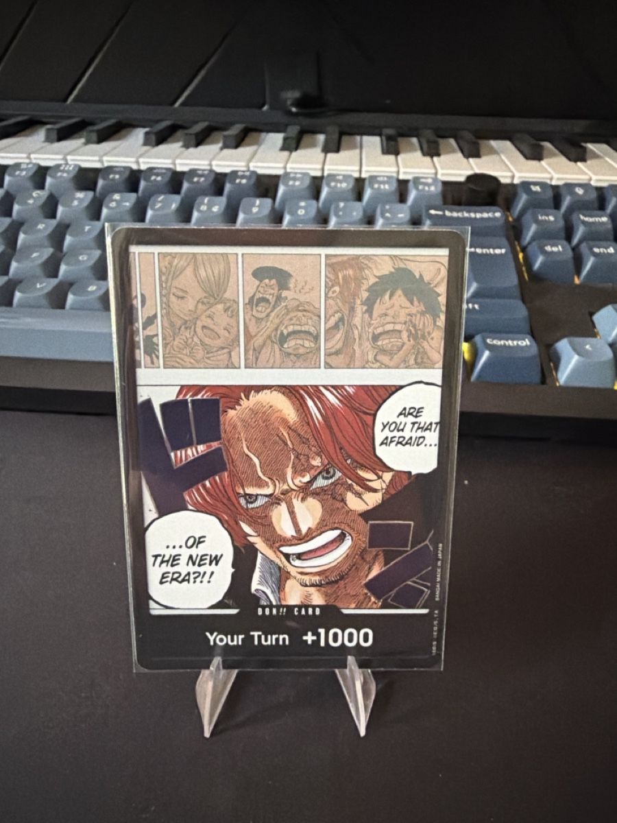 Bandai Carte collezionabili: One Piece Karte - Foil Don!! Shanks – Nuovo (secondo la descrizione) da Kriens venduto da Ajiani