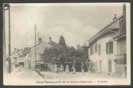 Carte P de 1906 ( Trélex / Hôtel Restaurant Croix Fédérale )