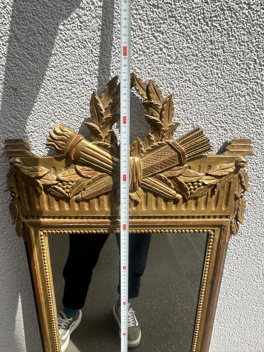 Spiegel: Antiker Spiegel mit Goldrahmen, – Gebraucht aus Aarburg von Schatzaffe 3