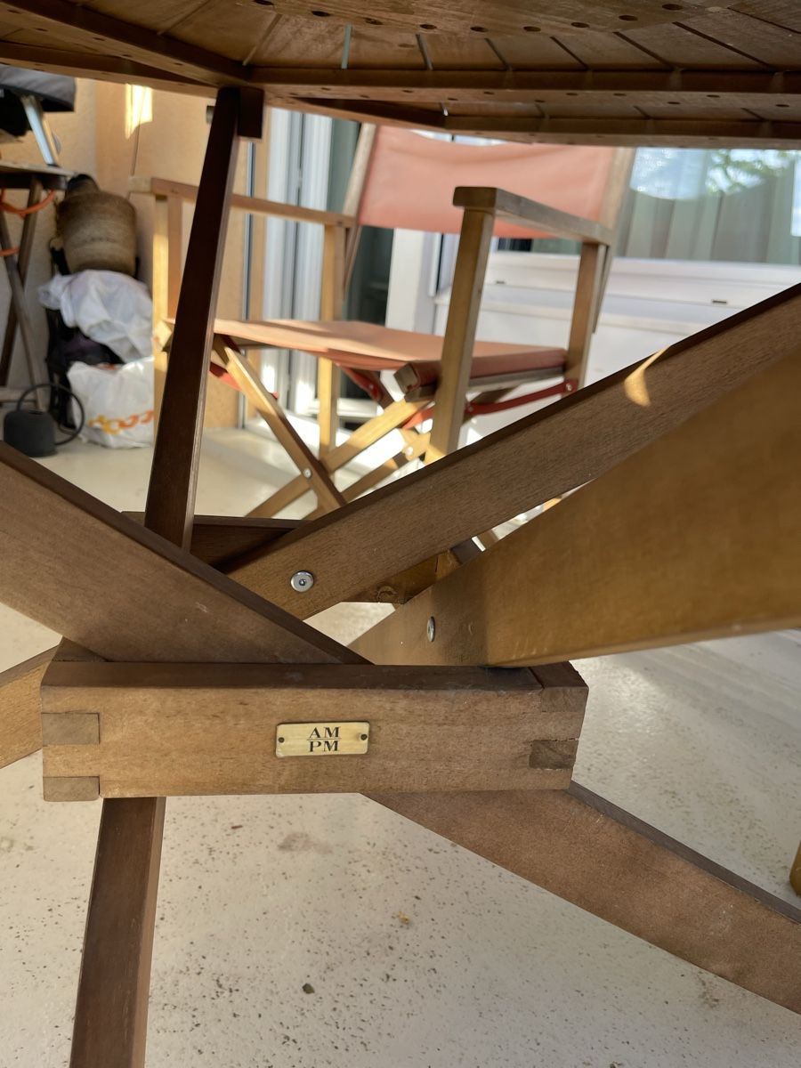 La Redoute Set di tavolo e panche: AMPM Gartentisch Set aus Holz mit 4 Sesseln – Usato da Schlieren venduto da Keluwei 7