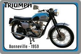 Blechschild-TRIUMPH BONNEVILLE-1959