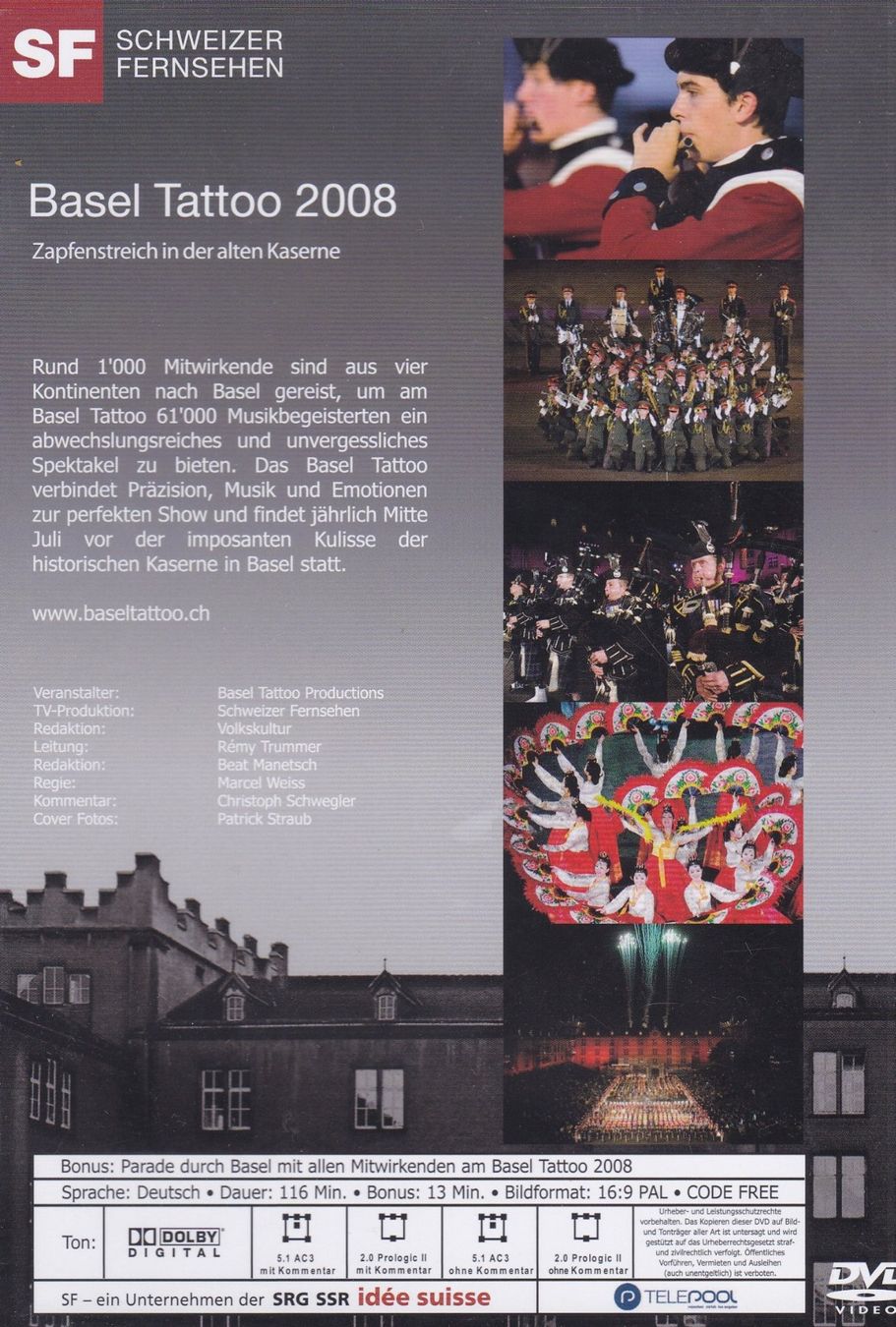 Alle DVDs: DVD ab Fr. 1.--, Basel Tattoo 2008 – Gebraucht aus Lausen von Mondeo10628 1