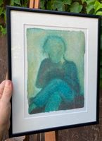 Aquarelle Anex signé "en train" 2003 ?