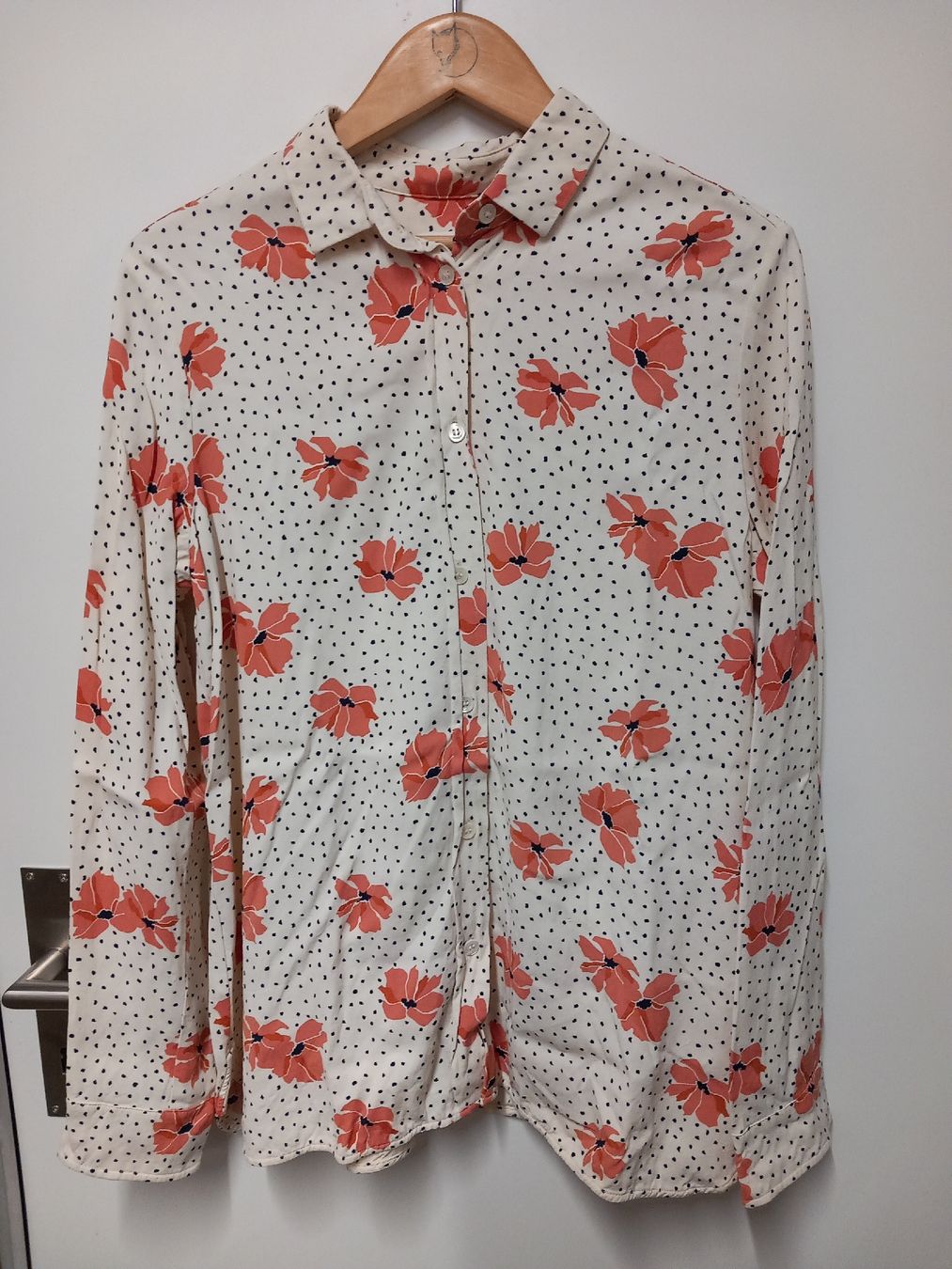 Camicette: Seidensticker Bluse Mohnblumen Gr.36 – Usato da Gwatt (Thun) venduto da umwelt-brocki