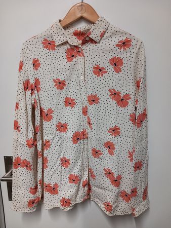 Seidensticker Bluse Mohnblumen Gr.36