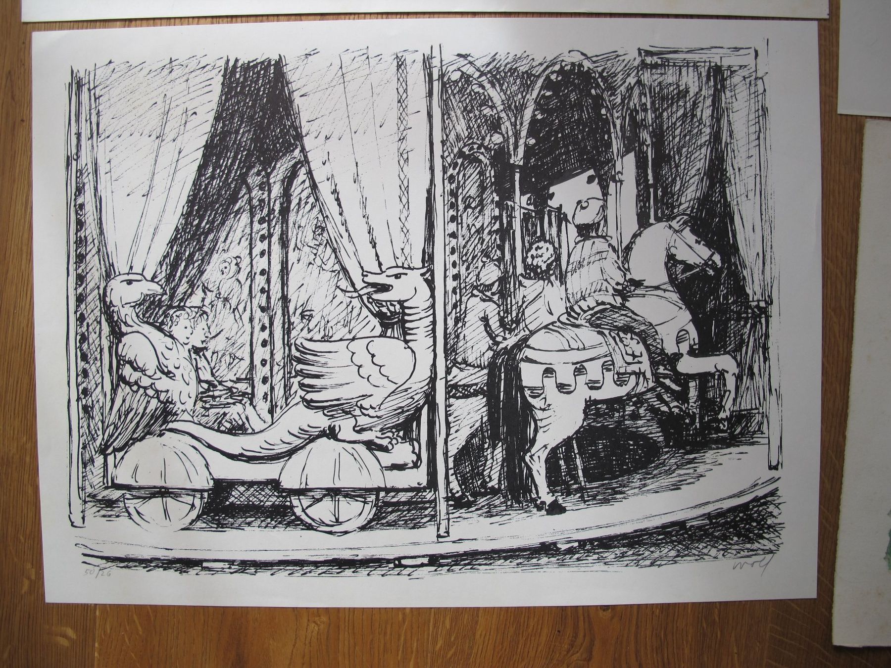 Grafica & Litografie: Werner Hofmann/Otto Bachmann/4x Wolf/1x? Lithos – Usato da Wädenswil venduto da Turusukko 6