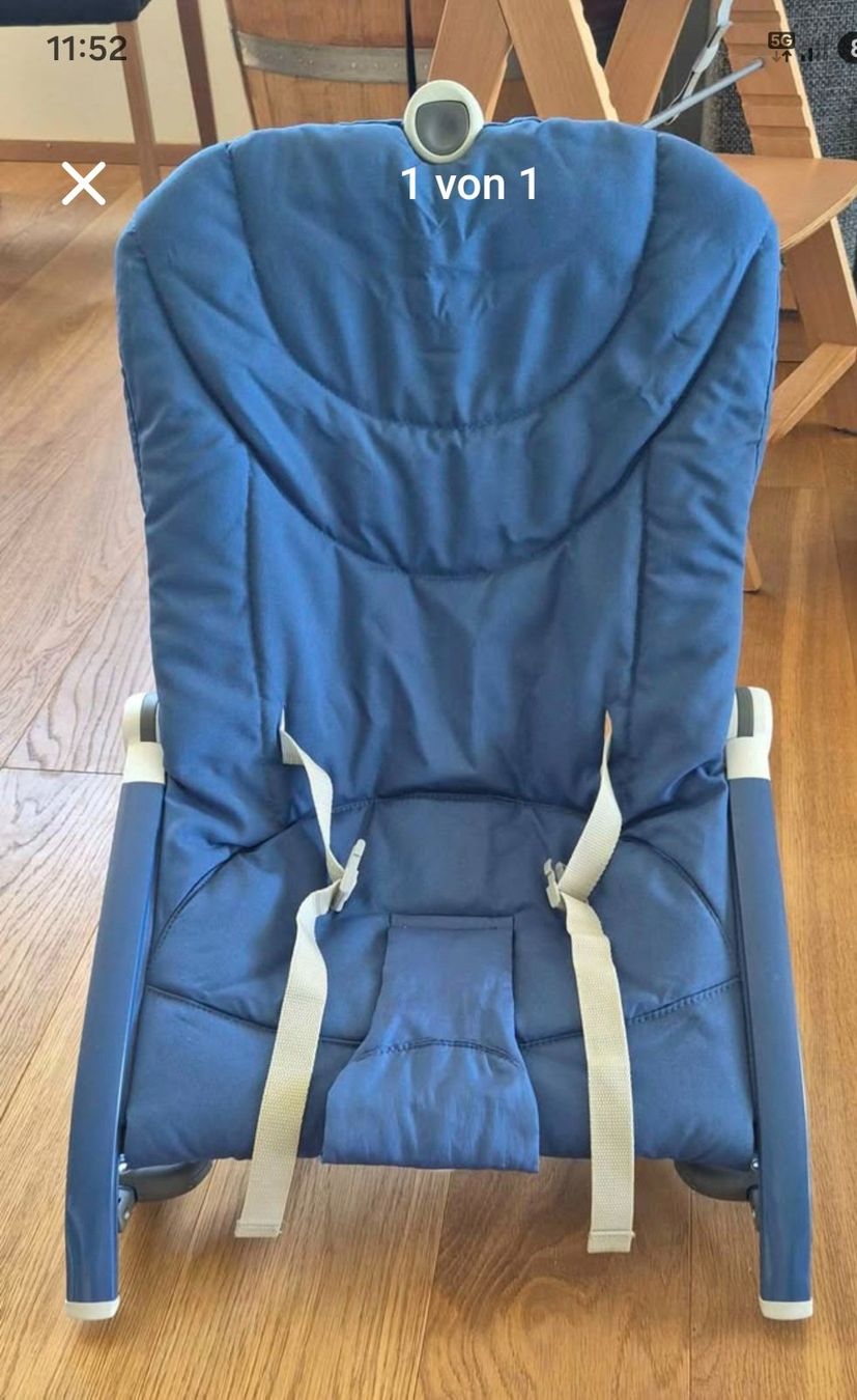Wippen & Schaukeln: Babywippe blau – Gebraucht aus Steinen von C-Ta2015
