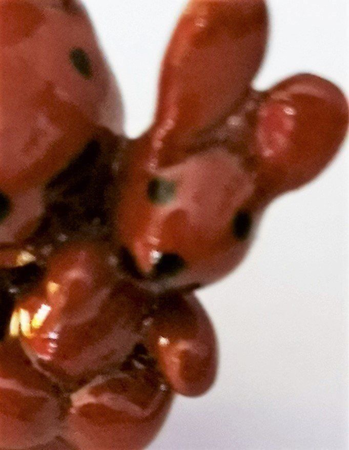 Statuette: Ostern Hasenmutter Handmodeliert Keramik – Nuovo (secondo la descrizione) da Lutzenberg venduto da Truhe 5