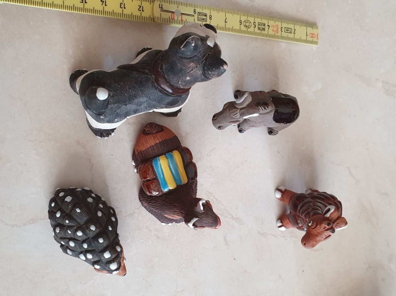 Figuren: 8 Tiere Figuren aus Ton – Gebraucht aus Winterthur von Ywan1 4